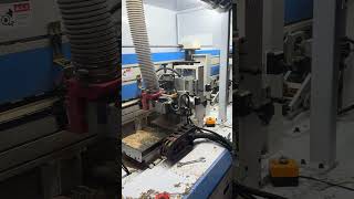 Edge banding machine belt side hole punching, can save one labor? Increase productivityThe speed