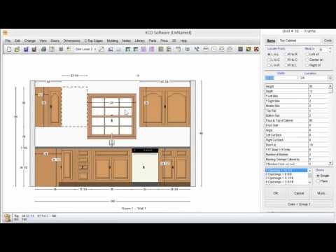 How to locate cabinets in KCD Software - 2