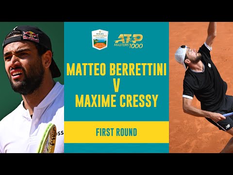 Maxime Cressy vs Matteo Berrettini Highlights | Rolex Monte-Carlo Masters 2023