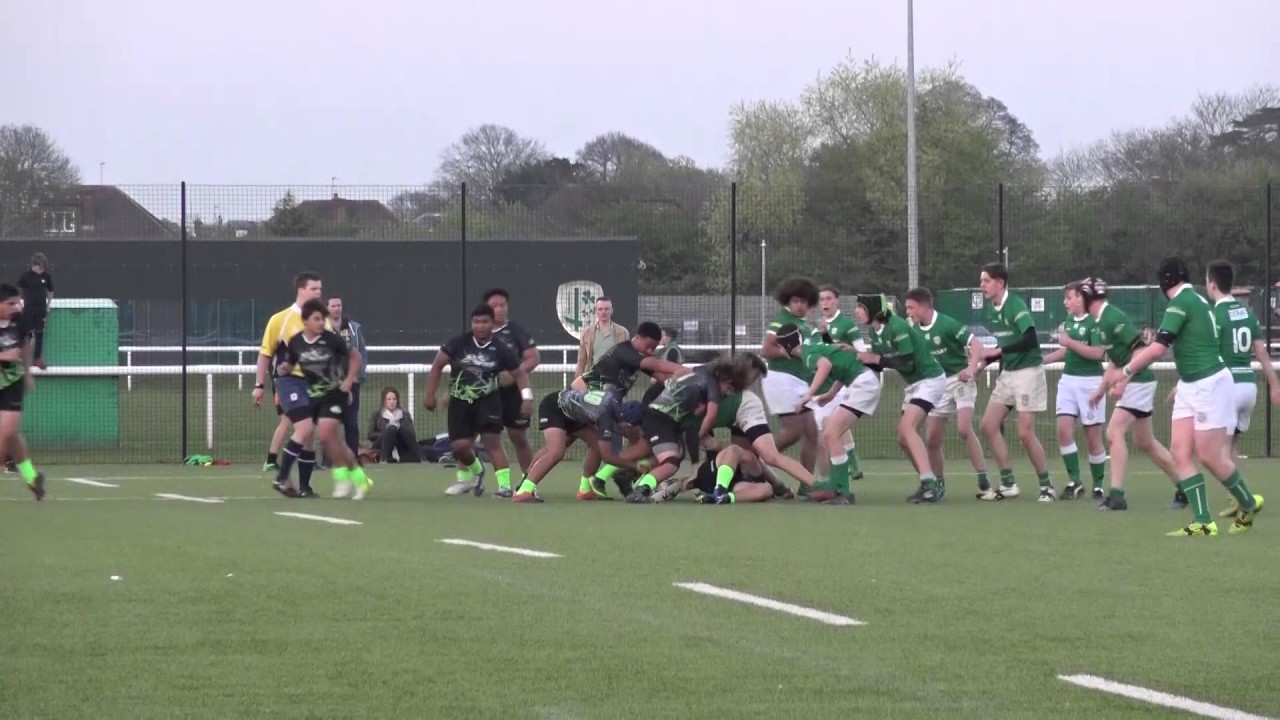 London 2017 Rhinos U14 vs London Irish ARFC U15 - YouTube