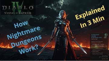 OLD, BEFORE S9 Nightmare Dungeons Explained. Diablo 4: Complete 3-Minute Beginner