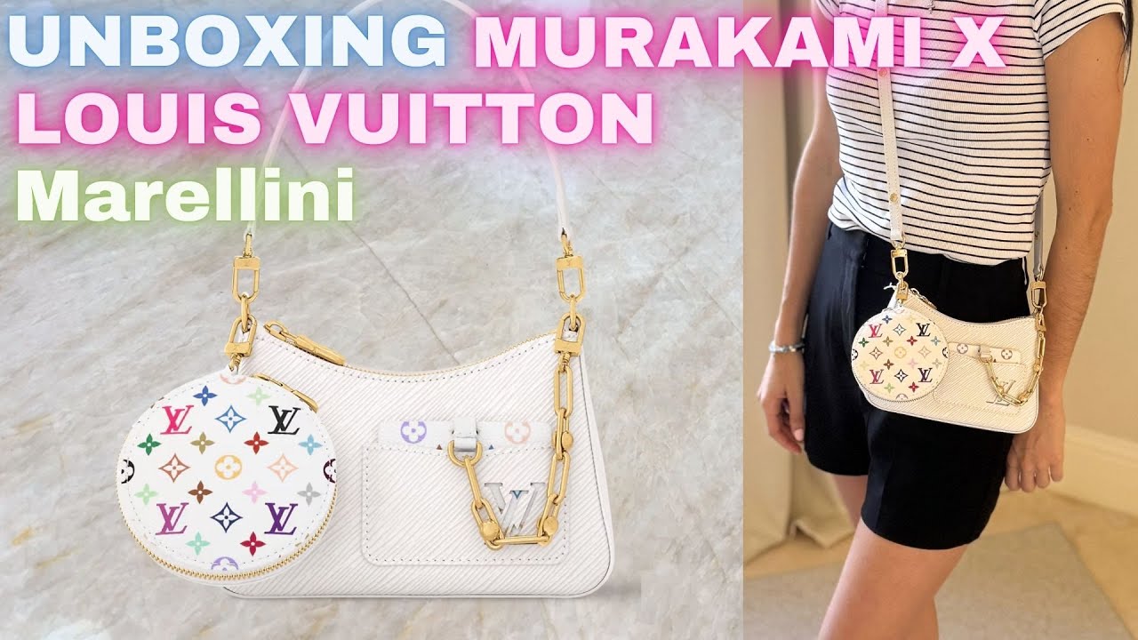 限定コラボ☆【LOUIS VUITTON】LV × TM マレリーニ バッグ 🩵🩷💛💚 LOUIS VUITTON x MURAKAMI | LV x TM | MARELLINI
