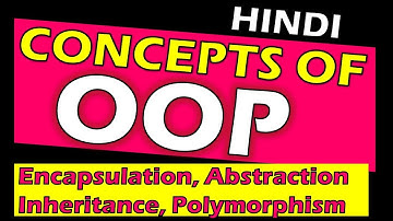 basic concepts of oop in hindi | oop principles in hindi