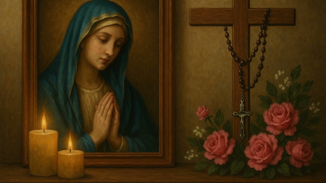 ASMR Católico 📿 Rezando el Rosario + Lectura bíblica en susurros