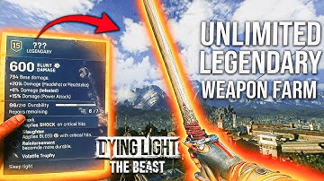 Dying Light The Beast – Unlimited Legendary Weapons Farm Still Works in 1.4 Update