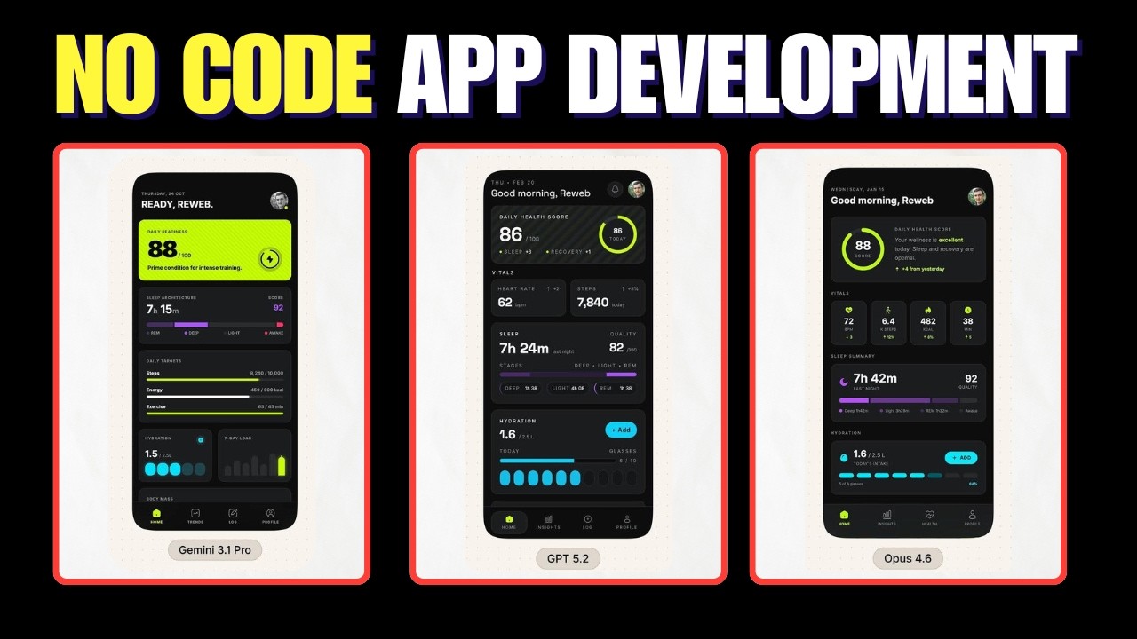Build a Full App With AI for FREE | Zero Coding - YouTube