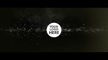 After Effects cinematic logo animation intro template (no software needed)