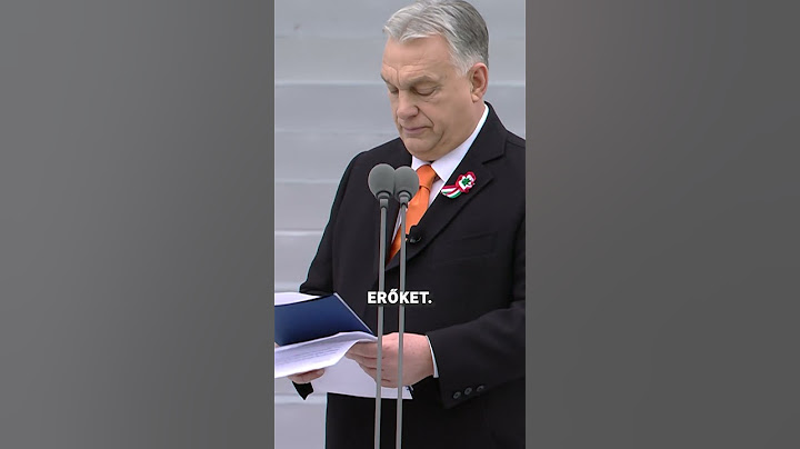 Orbán Viktor: mindenki a magyarokra kíváncsi #hirtv #orbanviktor #marcius15