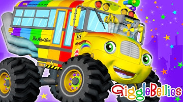 Wheels On The Bus & Wheels On The Truck | GiggleBellies