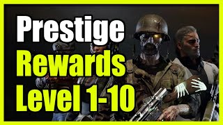 How to View the Prestige unlock Rewards for level 1-10 in COD Black Ops 6 (Easy Tutorial)