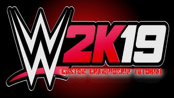 THE BEST WWE 2k Create a Championship Tutorial