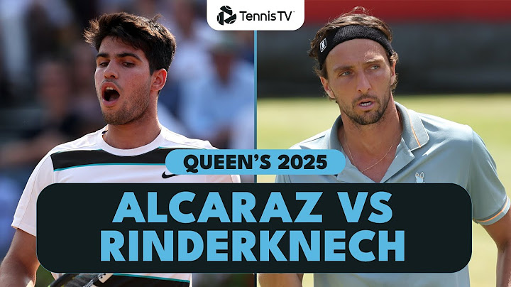 Carlos Alcaraz vs Arthur Rinderknech Highlights | Queen's 2025