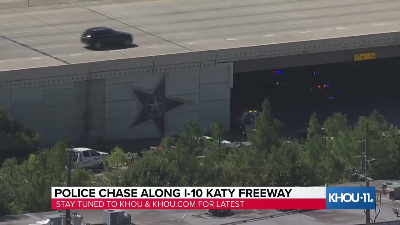 Police chase out of north Houston - YouTube