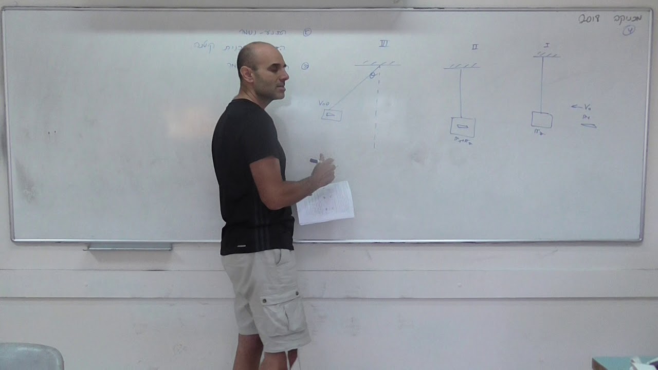 מכניקה קיץ 2018 שאלה 4 תנע - עידו מרבך
