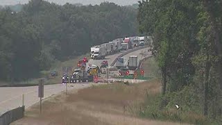 Crash on I-90 causes traffic congestion near Janesville