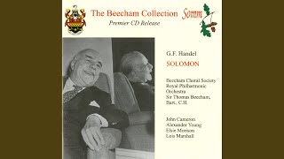 Solomon Hwv 67 Arr T Beecham Part Ii From The East Unto The West Chorus Of Israelites Solomon Hwv 67 Arr T Beecham Part Ii From The East Unto The West Chorus Of Israelites