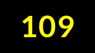 109 Seconds Countdown Timer With Sound Effect
