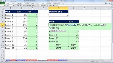 Excel Magic Trick 970: Extract Records Where Number is Divisible by 5 (5 Examples)