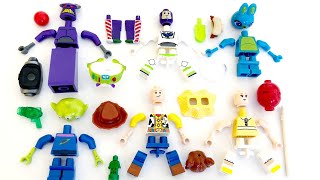 LEGO Toys Story 2 Minifigures | Bunny, Gabby, Zurg, Buzz Lightyear, Woody, Alien | Unofficial Lego