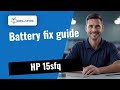 Battery issue on your HP 15sfq? Here's how we fix it 🔧