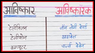 अविष्कार और अविष्कारक/Invention and inventor/who invent /avishkar aur avishkarak hindi me screenshot 3