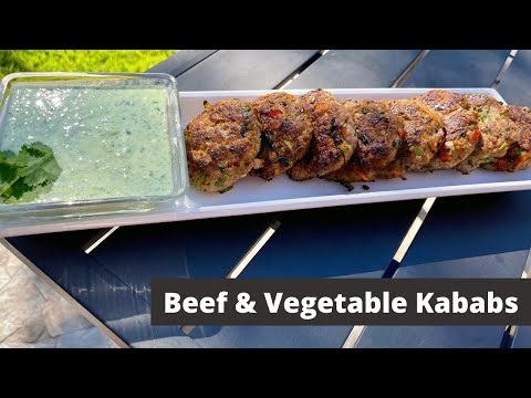 Delicious Ground Beef & Vegetable Kabab Recipe - Healthy recipe great for picky eaters! hqdefault