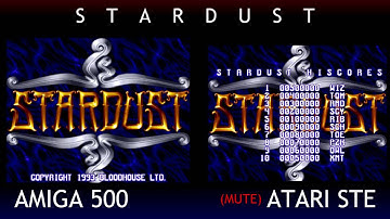 Amiga 500 V Atari STE - Stardust