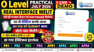 🔥O Level PRACTICAL LIVE DEMO REAL INTERFACE NIELIT | ऐसे ही एग्जाम सेण्टर पर SOFTWARE मिलेगा 2026 screenshot 3