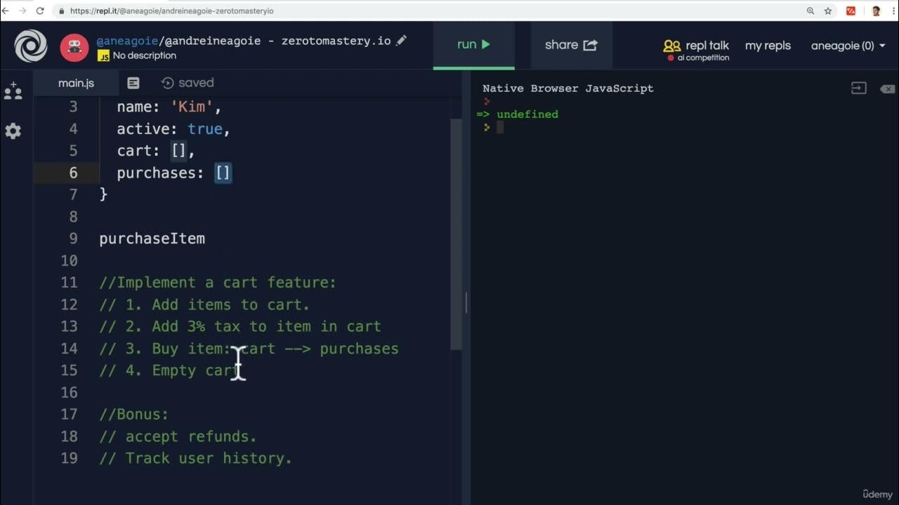 JavaScript Adv Concepts Functional Programming 0703 Exercise Amazon ...