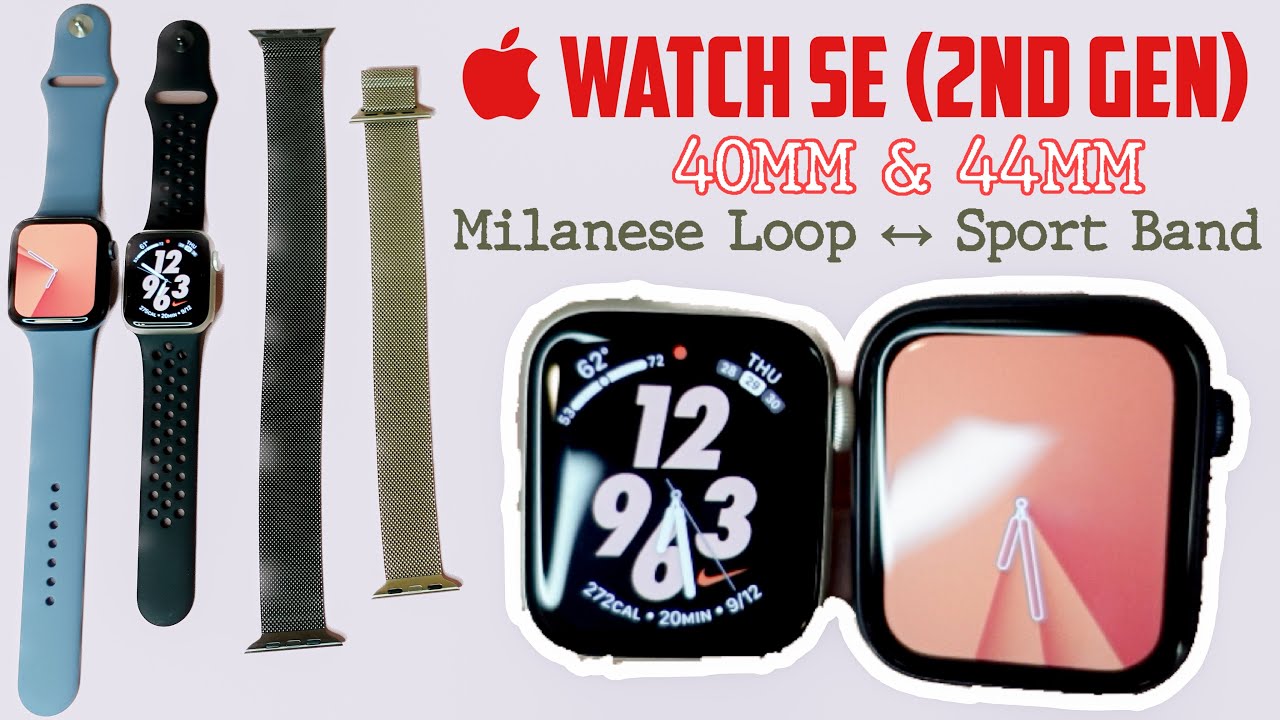 Apple Watch Bands Milanese Loop And Sport Band APPLE WATCH SE 2ND Apple Watch Bands Milanese Loop And Sport Band APPLE WATCH SE 2ND