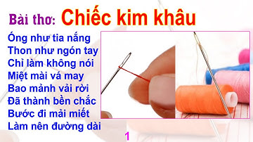 Bài thơ: Chiếc kim khâu - Phan Thị Thanh Nhàn -[ GianggiangTV ]