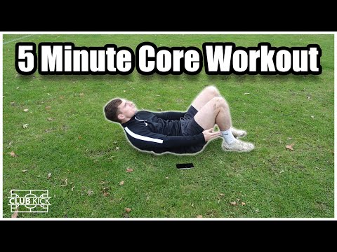 5 Minute Core Workout | Strength & Conditioning Training for Football/Soccer Players