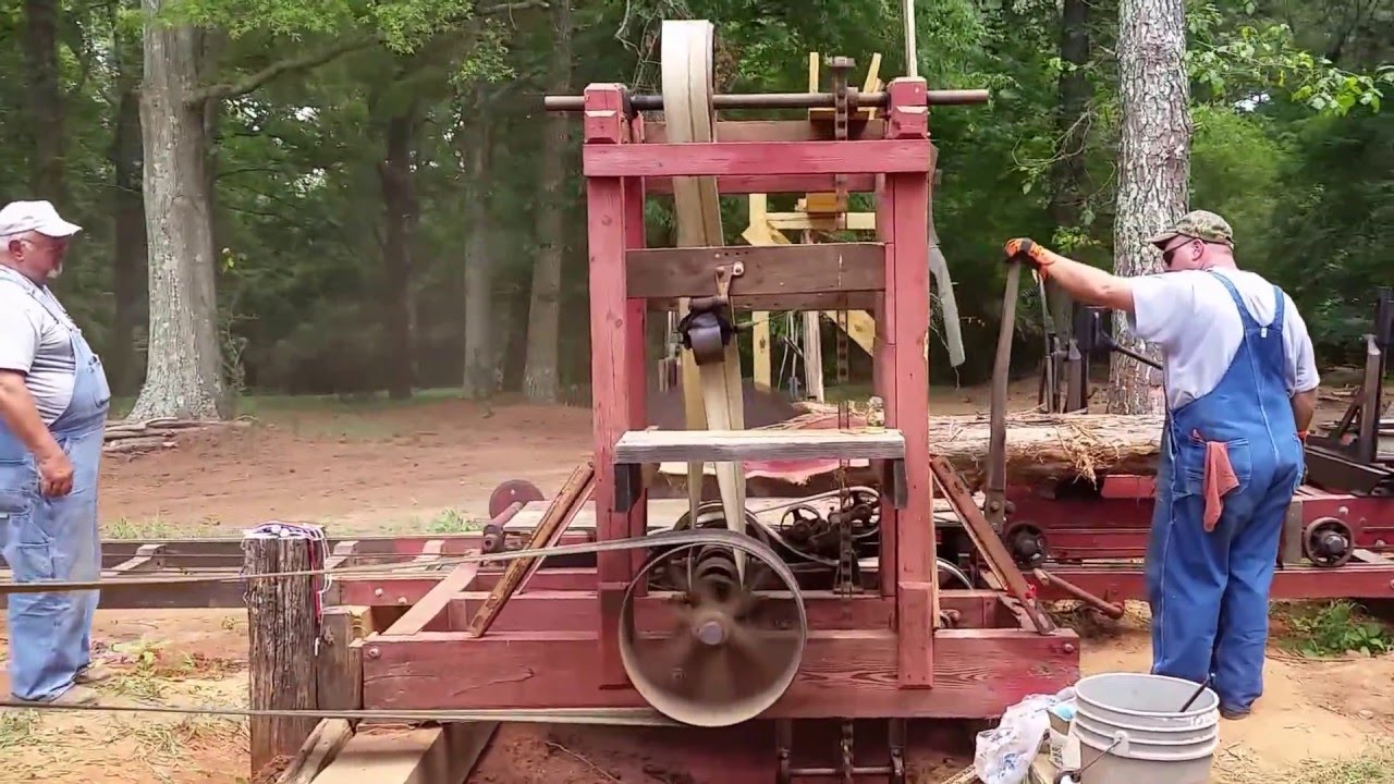 Steam powered sawmill YouTube