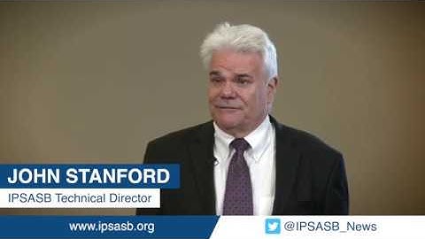 John Stanford on the IPSASB Conceptual Framework
