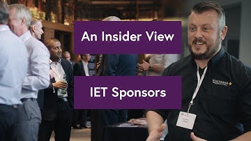 Engineers explain why they sponsor the IET’s events