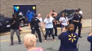Police dance to Cupid Shuffle at Walmart in Upstate NY