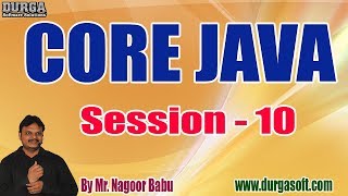 Celebrity CORE JAVA tutorials || Session - 10 || by Mr. Nagoor Babu On 20-04-2020 @6PM Net Worth