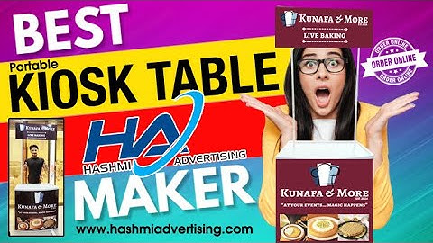 Demo Video for Trade Show Event Promotion Table