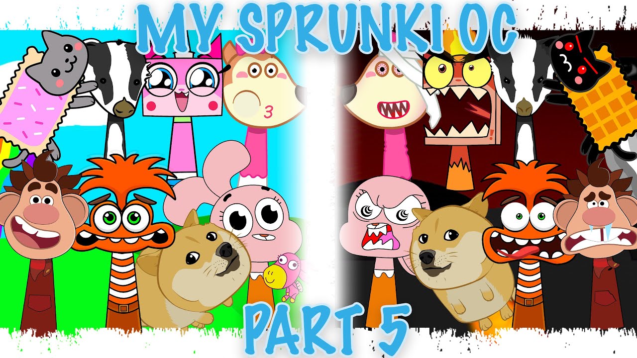 My Sprunki OC Complete Series Part 5 (Nyan Cat, Unikitty, Doge, Anxiety, Wolfoo, Wreck-It Ralph)