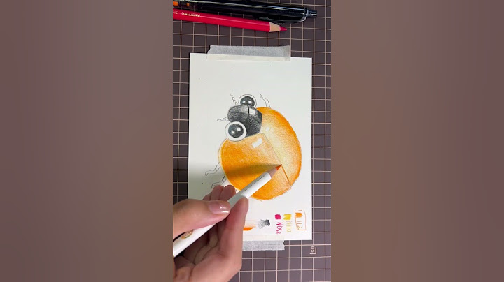 七星瓢虫 （Ladybug with colour pencils)