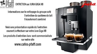 Jura Ligne XJ Nettoyage du groupe café avec les Cafés Pfaff ! 