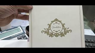 wedding card | book shape wedding card | sunder shadi card 03014479985