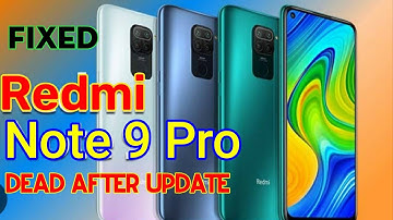 REDMI NOTE 9 PRO DEAD REPAIR TIPS