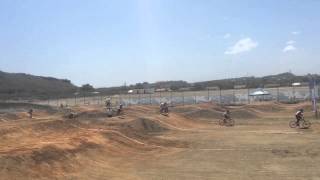 Finals boys and VeronicaManzano 8 years old bmx racing