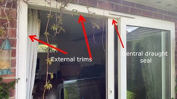 How to remove a sliding patio door