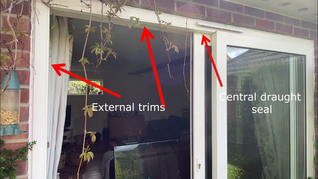 How to remove a sliding patio door YouTube