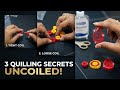 Tight Coil, Loose Coil, Teardrop - 3 Secret Shapes of Quilling 🤫