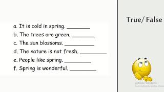 Spring time_ESL lesson_A1.1 level