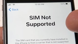 Unlock your iPhone with Software - SIM NOT SUPPORTED - Carrier Lock NO SIM RESTRICTIONS