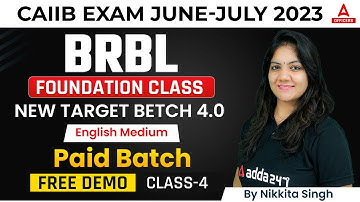 CAIIB June 2023 | CAIIB BRBL | New Target Batch 4.0 Demo Class 4 | English Medium